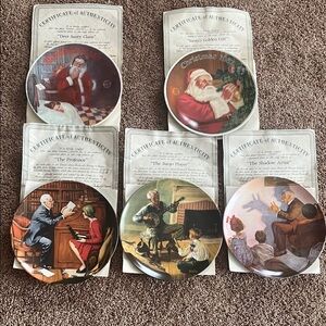 Norman Rockwell Collector's Plate Set